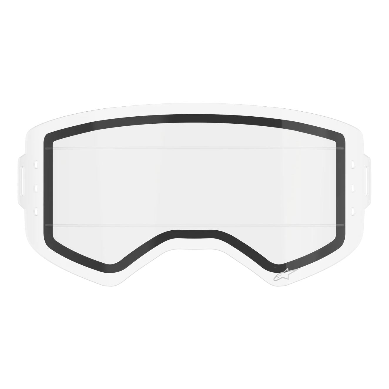 Alpinestars Supertech Dual Pane Roll Off Lens Clear